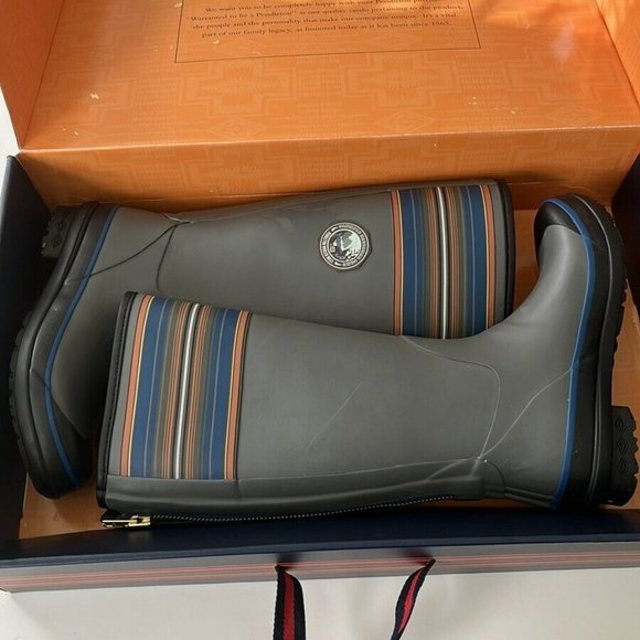 Pendleton Tall Waterproof Rain Boots - Picture 5 of 6
